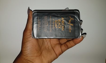 Shea Moisture African Black Soap with Shea Butter for Acne and Troubled Skin