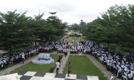 The people who gathered to walk out malaria with Meditol Nigeria