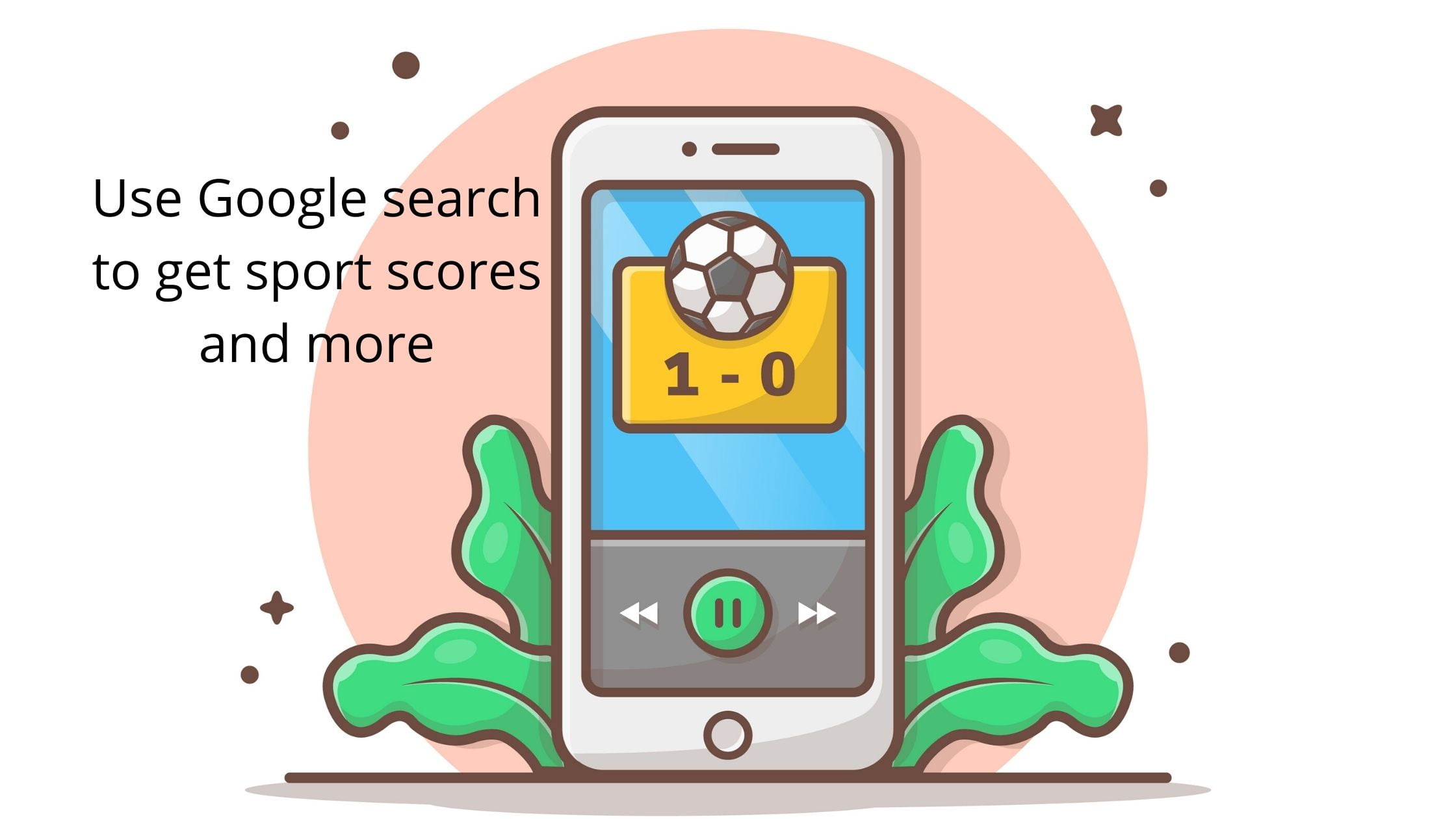 get football scores using Google search