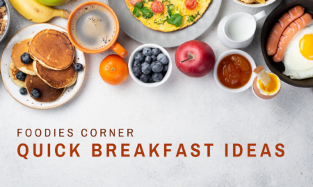 a splash of some quick breakfast ideas