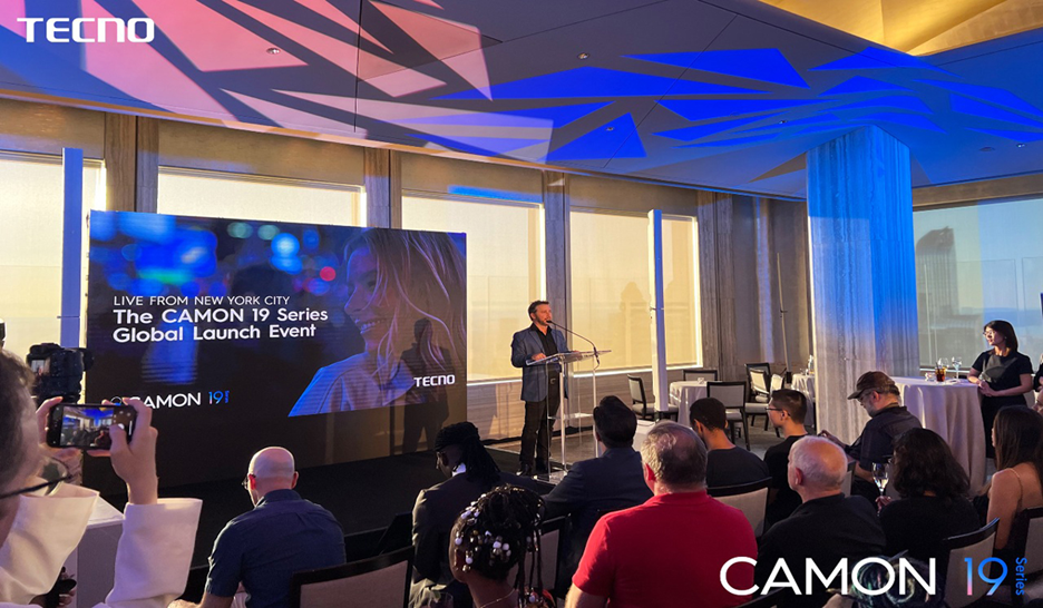 the official launch of tecno camon 19 series in new York