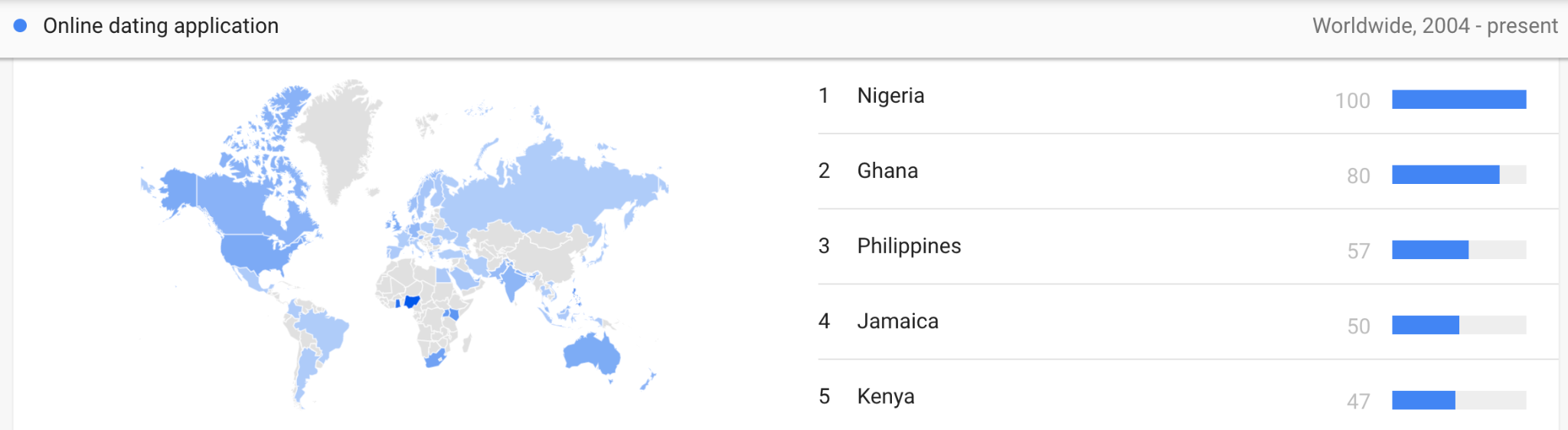 Uncovering the Heart of Valentine's Day: Google Trends shows Nigeria leading the way in search for love in 2023