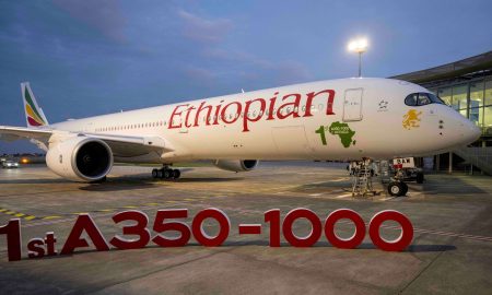 Ethiopian Airlines takes delivery of Africa’s first Airbus A350-1000